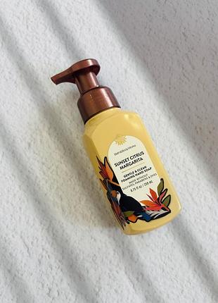 Мило пінка sunset citrus margarita bath and body works