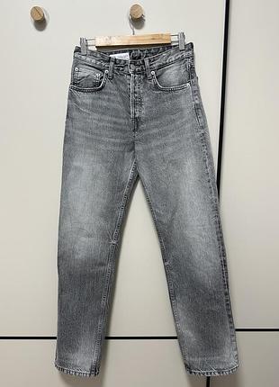 Джинси сірі zara new straight