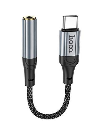 Переходник / адаптер наушников hoco ls36 fresh digital audio converter type c to 3.5mm черный