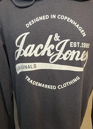 Jack&jones серое худи 2