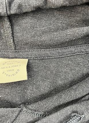 Jack&jones серое худи 6