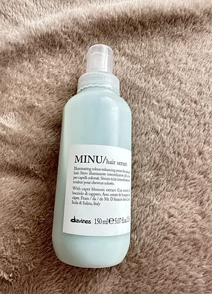 Спрей-сироватка для волосся davines minu hair serum