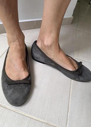 Продам замшеві балетки navyboot