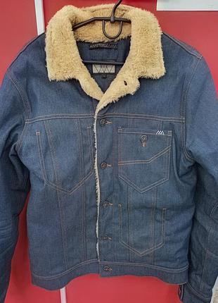 Куртка шерпа amsterdam denim freddy teddy (m) оригинал ! сделано в италии !!!