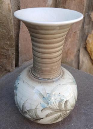 Фарфоровая интерьерная ваза для цветов jesey pottery.