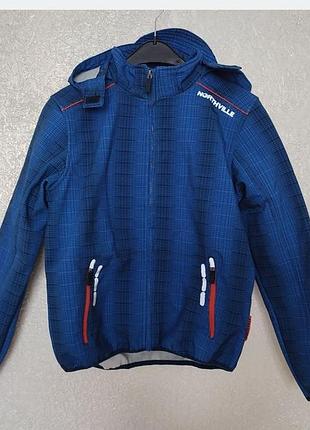 Курточка демисезонная softshell фирменная на 12-13р. 158 см