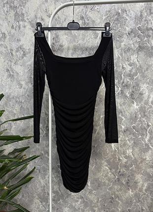 Сукня жіноча shein чорна сукня сітка