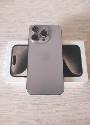 Iphone 15 pro, 256 gb natural titanium 3
