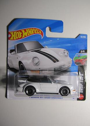 Машинка хот вілс hot wheels porsche 911 turbo cabriolet