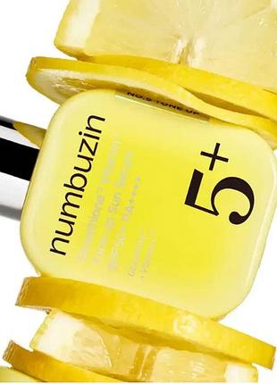 Numbuzin no.5 glutathione vitamin tone-up sun serum – легкий сонцезахисний серум із тонуючим ефектом