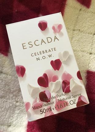 Парфумована вода escada celebrate now 50 ml (27-40874950) детальніше: https://rozetka.com.ua/ua/39