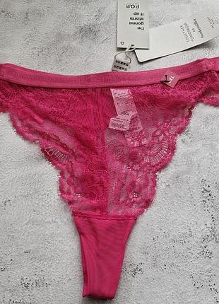 Рожеві трусики стрінги hunkemoller xxl.