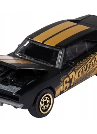 Машинка majorette dodge charger rt series 9 с карточкой , новая, но без упак