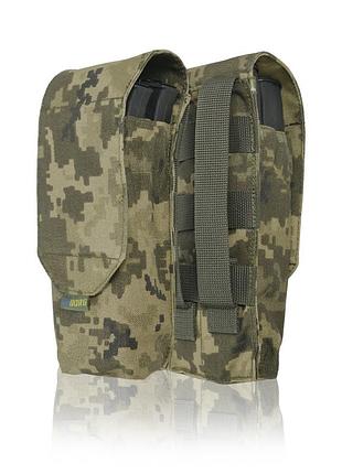 Подсумок под 2 магазина kiborg gu double mag pouch пиксель