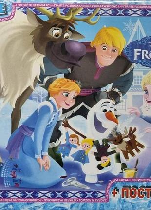 Пазлы картонные frozen, 117 элементов, g-toys fr014