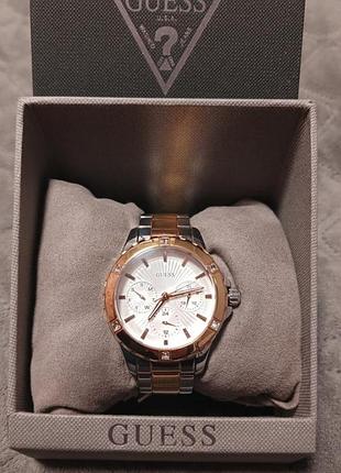 Многофункциональные женские часы guess wo 443l4, коллекции sport steel с надежным кварцевым механизмом.