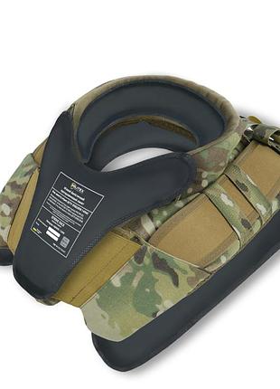 Защита шеи mod. 1 с баллистическим пакетом militex cordura usa multicam