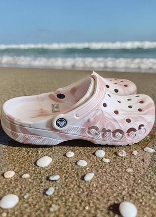 Сабо crocs baya marbled clog m7w9 р.39/40
