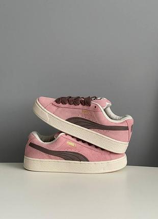 Кеди замшеві puma suede xl future pink