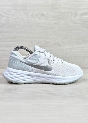 Женские спортивные белые кроссовки сетка nike revolution 6 оригинал, размер 37.5