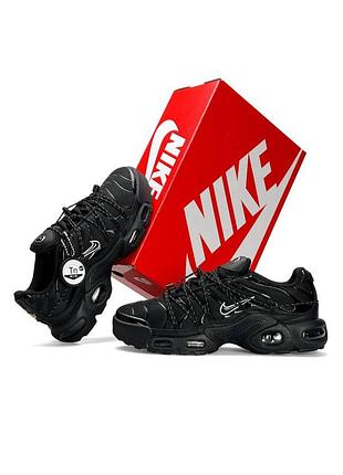 Мужские кроссовки nike air max plus tn lace toggle black