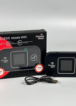 Портативний 4g lte wifi роутер із sim 3000 mah підтримка 10 пристроїв