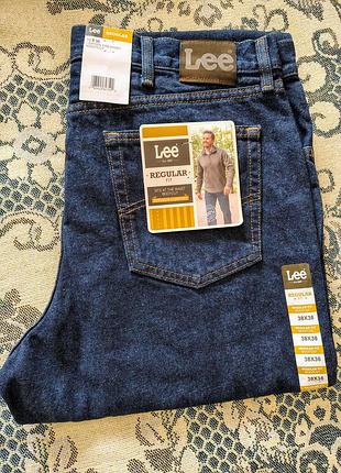 Джинси lee regular fit bootcut w38 l36 pepper prewash