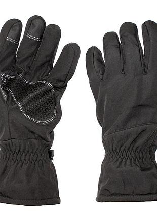 Перчатки зимние тактические uad perun 3 слоя softshell сенсорные черные xl m