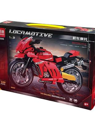 Конструктор locomotive motorcycle 329дет.