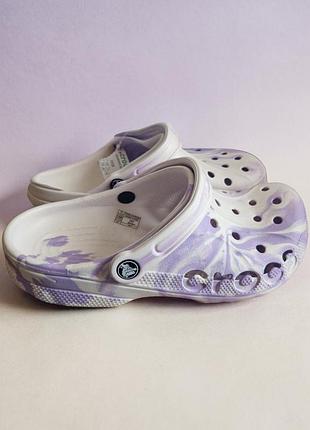 Сабо crocs baya marbled clog m6w8 р.38/39