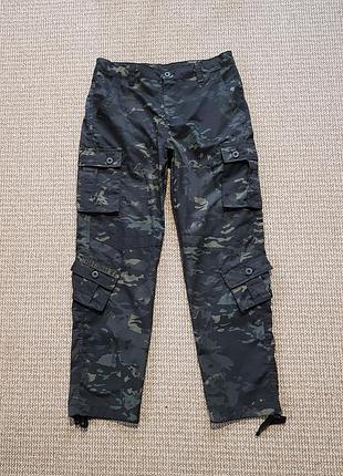 Thor steinar тактические штаны карго рисптоп black multicam оригинал (w36 - l)