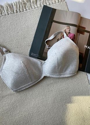 80dd / 36dd бавовняний бюстгальтер для годування та тонкому поролоні