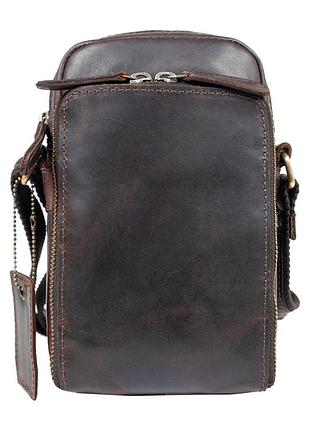 Cумка чоловіча ashwood k41 brown (коричневий)