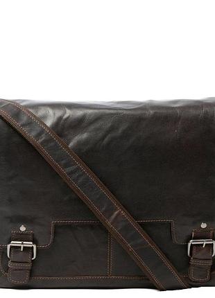 Сумка чоловіча для ноутбука 15,5 ashwood 8343 brown (коричневий)