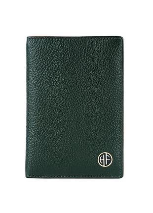 Кожаная обложка для паспорта hammonds flycatcher ph602 green (зеленый)