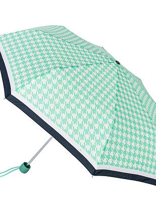 Парасолька жіноча fulton l354-040898 minilite-2 minty houndstooth (мятний)