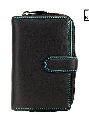 Гаманець жіночий visconti r13 carmelo c rfid (black/rhumba)
