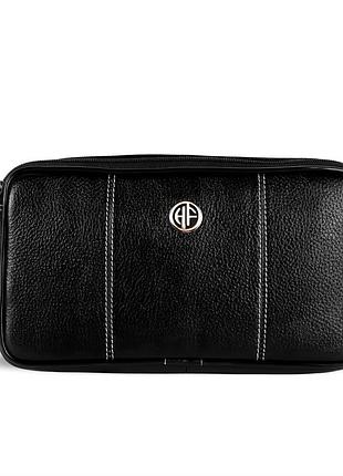 Шкіряний несесер hammonds flycatcher tc4002 black (чорний)