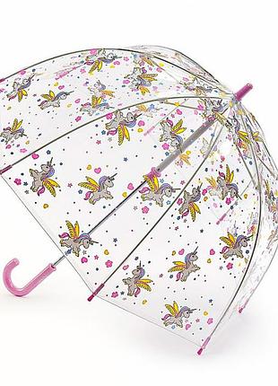 Парасолька-тростина дитяча fulton funbrella-4 c605-039090 bella the unicorn (единорожки)