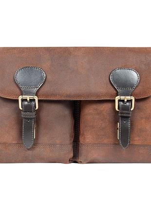 Cумка чоловіча для ноутбука 15,6 ashwood edward oil brown (коричневий)