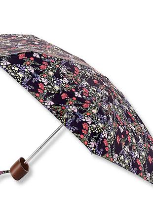 Жіноча міні парасолька fulton l501 tiny-2 meadow fields (лугові поля)
