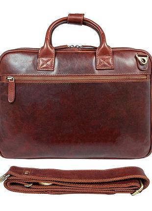 Cумка чоловіча ashwood k46 chestnut (каштановий)