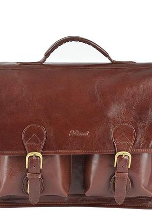 Портфель ashwood 8190 vt cognac (коричневий)