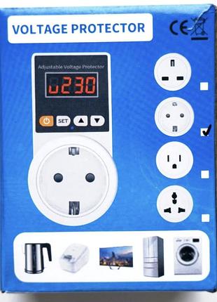 Оригінальне захисне реле напруги taxnele 16a 3000w