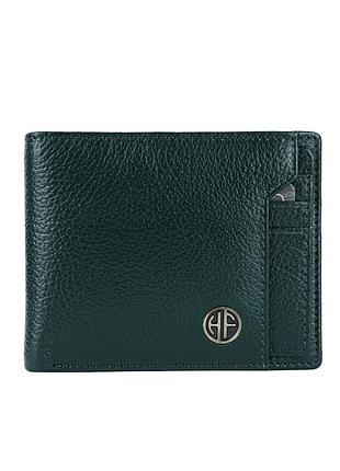 Мужской кожаный кошелек hammonds flycatcher hf577 green (зеленый)