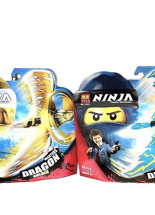 Конструктор запускаемый волчок bela ninja 4 видов (10931)