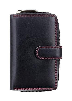 Гаманець жіночий visconti cd22 ruby (black red)