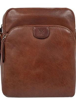 Сумка чоловіча ashwood t79 chestnut (коричневий)