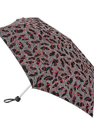 Парасолька жіноча fulton l869-038529 lulu guinness minilite-2 dotty lips
