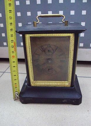 Часы настольные каминные сирена сортъ высота 17,5 см, корпус 15 см (№1451) №11399